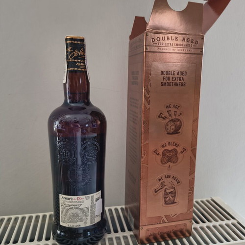 Dewar's 12 Years Blended Scotch Whisky 1L sealed with box