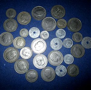 30 νομίσματα Βασιλια Παύλου και Κωνσταντίνου