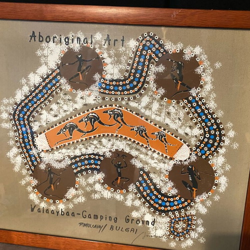 Aboriginal art painting like new