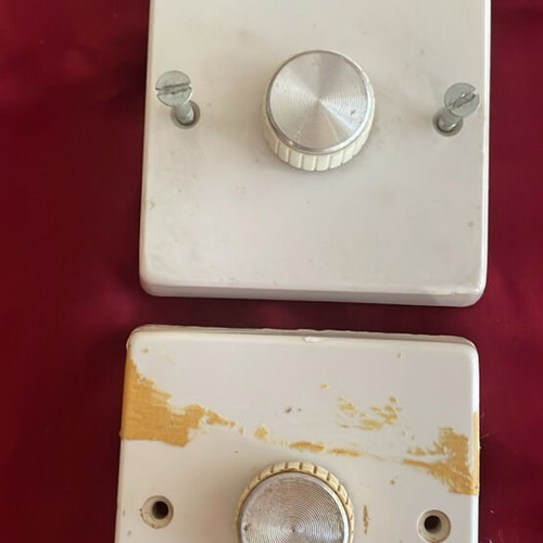 Switches set used, 6 pieces with dimmers and timer