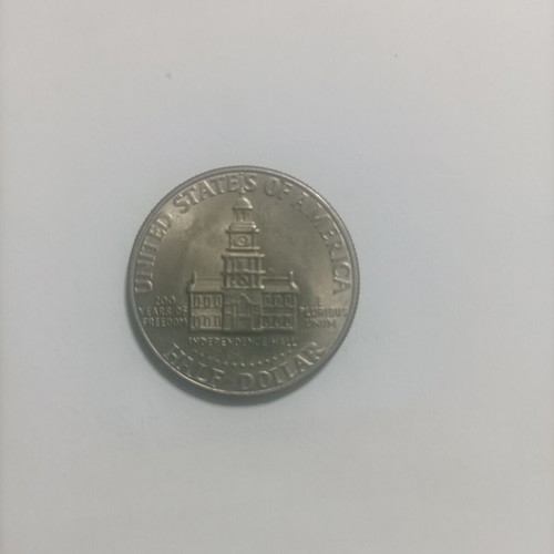 Half dollar coin 1976 used