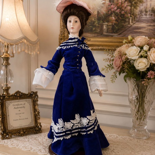 Mademoiselle Adèle de Grassay Franklin Heirloom porcelain doll