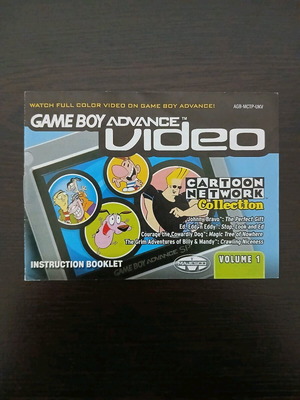 GBA Video Cartoon Network Collection Volume 1 Manual used