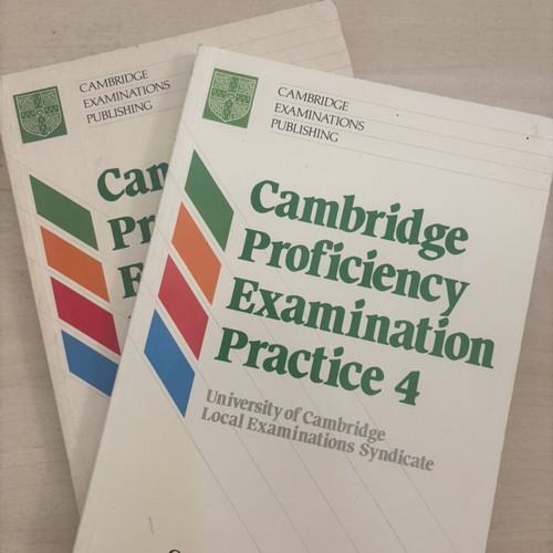 Cambridge Proficiency Examination Practice 4 and 5 used, English