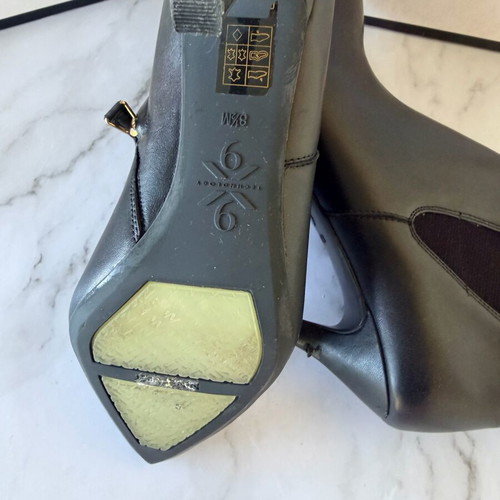 Nine West women's leather ankle boots size 39 like new black