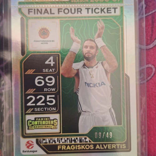 Panini Euroleague Contenders 2025-26 Alvertis 49 card new