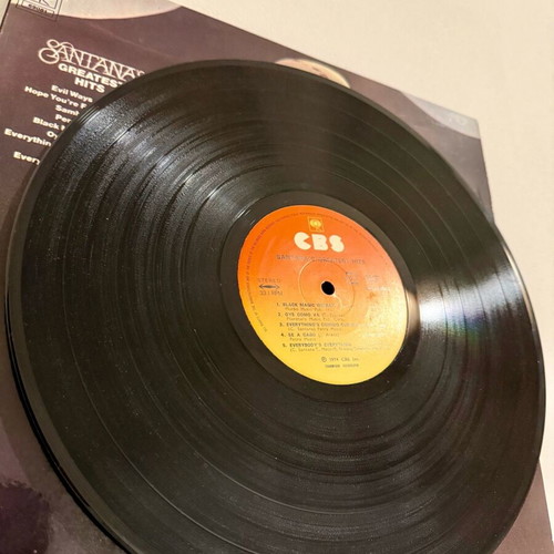 Santana’s Greatest Hits LP Record CBS 69081 vinyl record like new