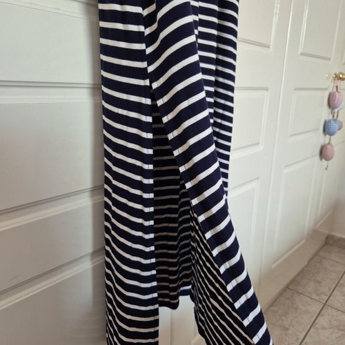 Mango maxi summer dress striped nautical style