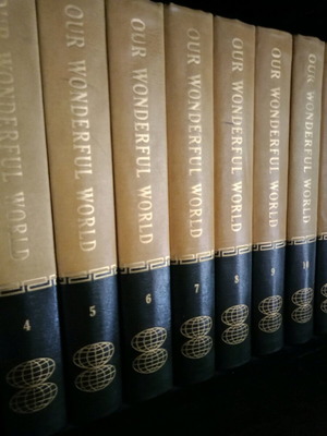 Our Wonderful World American encyclopedia used, volumes 1-18