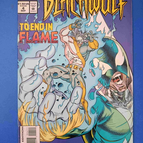 Blackwulf 4 comic book used, English