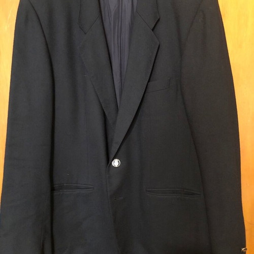 Wool men's blazer Vardas used, black, size XL