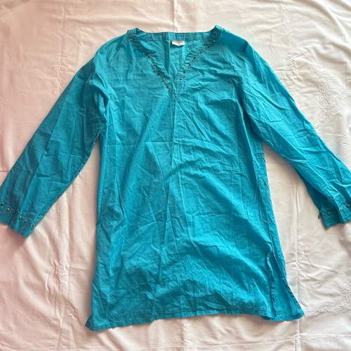 Blue beachwear dress like new