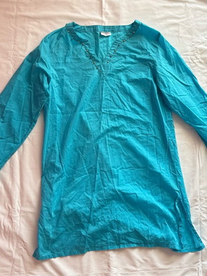 Blue beachwear dress like new