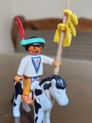 Playmobil 4629 Indian Child with Pony like new
