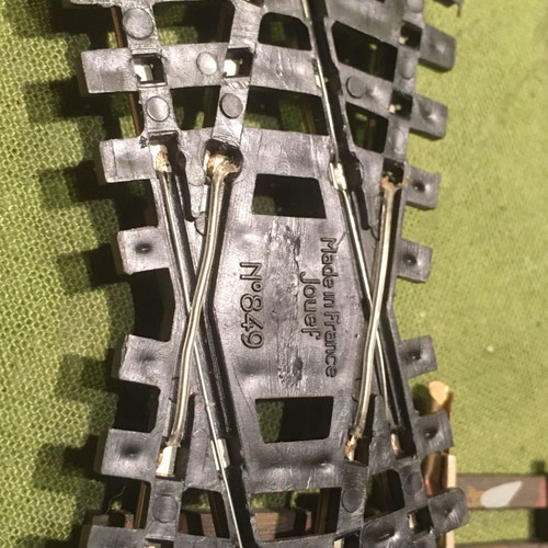 Jouef Model Train Tracks used, HO Scale 1/87, set of 14 pieces