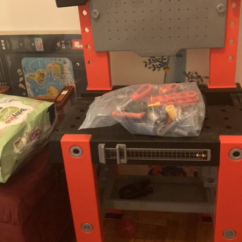 Smoby Black and Decker workbench used