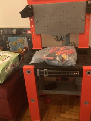 Smoby Black and Decker πάγκος εργασίας μεταχειρισμένος