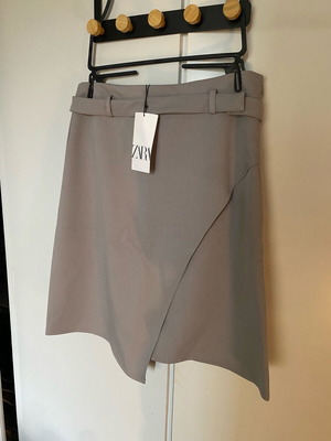 Zara high-waisted skirt new, gray, size M