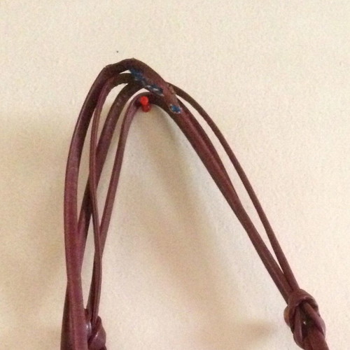 Vintage Delany shoulder bag used, red