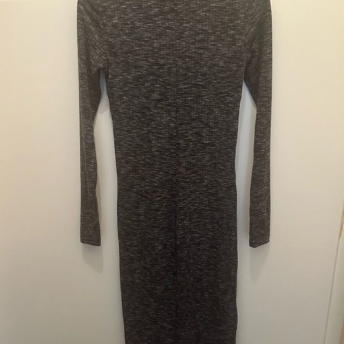 Stradivarius Dress S like new, grey ribbed casual