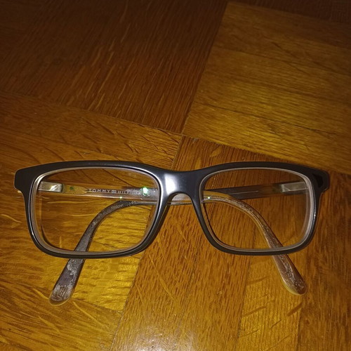 Tommy Hilfiger acetate glasses used, dark brown