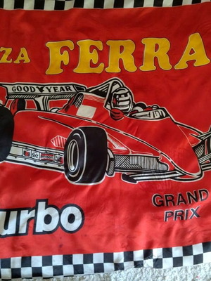 Σημαία Ferrari μεταχειρισμένη, μεγάλη 1,35x1,50
