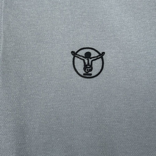 Chiemsee Men's Polo Shirt Long Sleeve XL like new, blue, 100% cotton