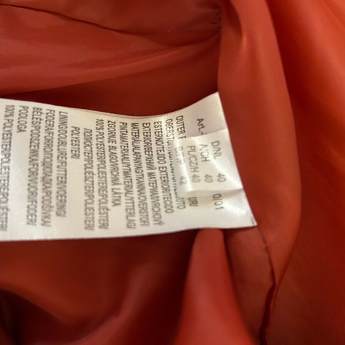 Women's orange jacket new, size UK 14