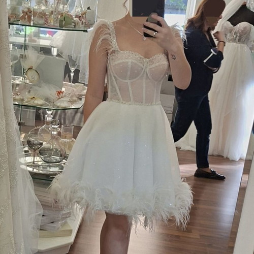 Anna Sposa 2-in-1 wedding dress 2025 with Swarovski crystals