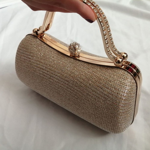Elegant clutch bag gold color new