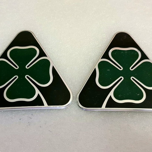 Alfa Romeo aluminum four-leaf clovers new
