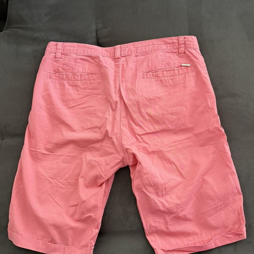 P. Rosso Men's Chino Bermuda Shorts coral size W34 like new