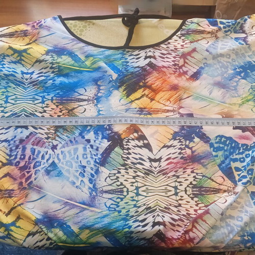 One-piece jumpsuit like new, size XL-XXL, black and multicolor