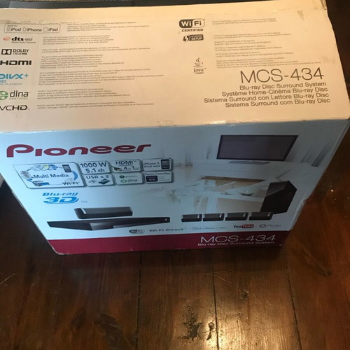 Pioneer MCS-434 5.1Ch Bluray 3D system like new