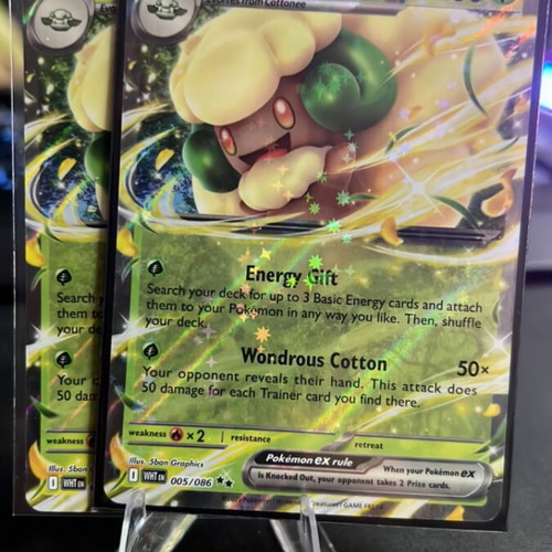 Whimsicott ex Pokémon card like new