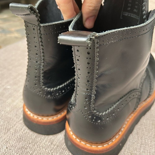 Ortodoux leather boots like new, black, size 44-44.5