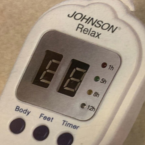 Electric blanket single reinforced new with two independent temperature zones