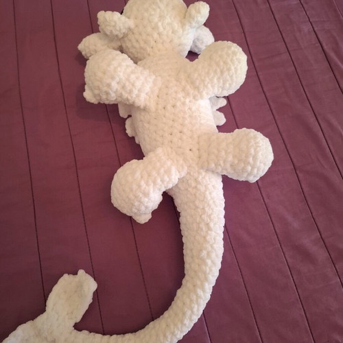 Handmade dragon made to order, large crochet