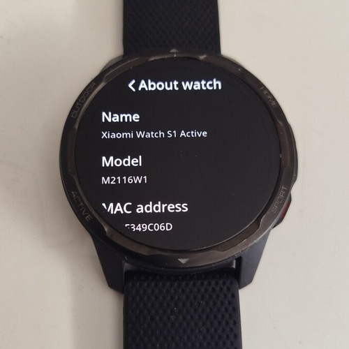 Xiaomi Watch S1Active like new with original charger and box