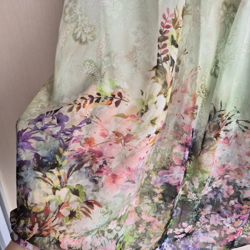 Zara strapless dress with floral print, like new, size M