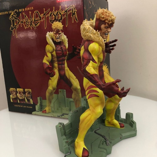 Sabretooth X-Men Jim Lee Statue Modern Era 8 inches new