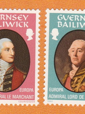 Σετ γραμματοσήμων Guernsey 1980 Europa CEPT καινούργιο MNH