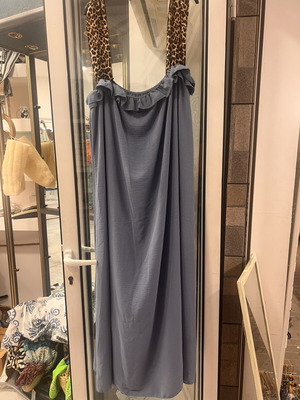 Dress new, suitable for medium and large women, blue