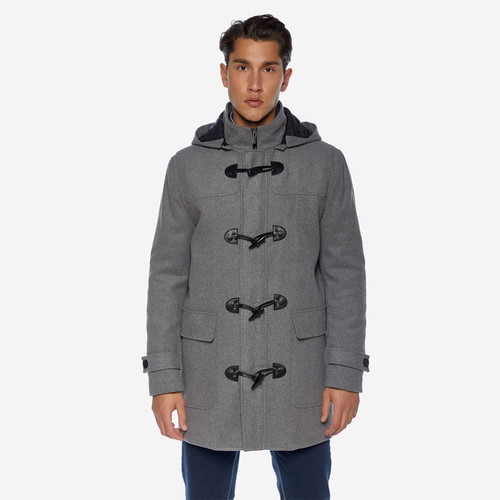 Sogo men's Montgomery coat grey new