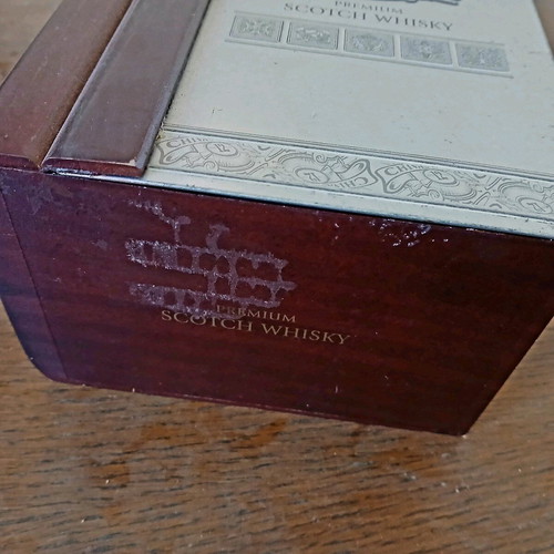 Wooden Chivas Regal collectible box used