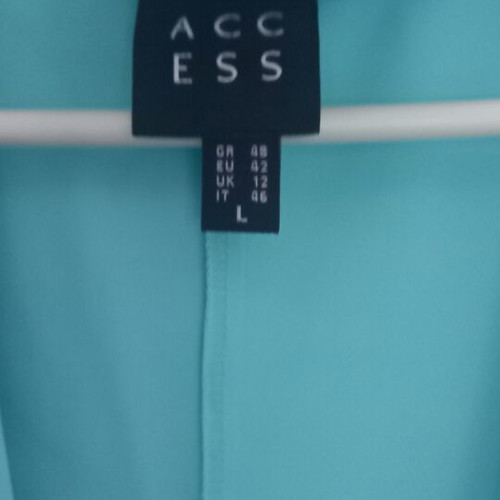 Wrap shirt Access turquoise size L new