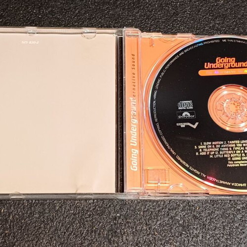 Going Underground CD used, Post-Punk 1995 compilation