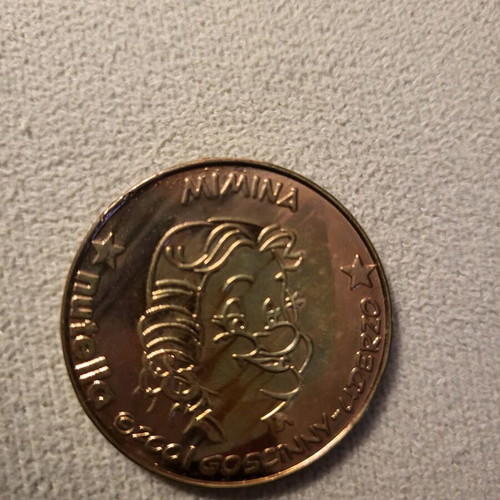 Asterix Nutella coin used, collectible with Mimina
