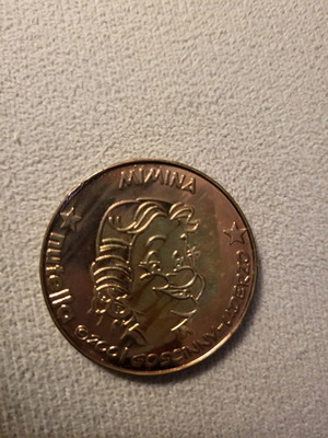 Asterix Nutella coin used, collectible with Mimina