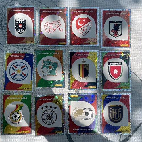 Panini FIFA World Cup 2026 team badge stickers